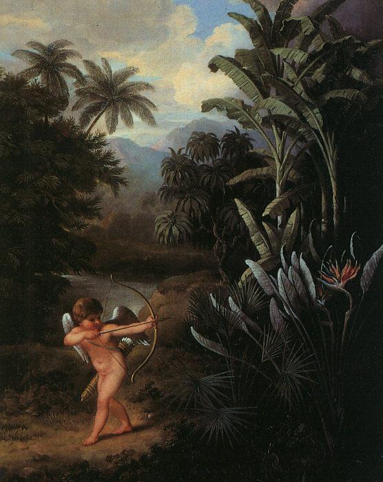 Philip Reinagle Cupid Inspiring the Plants with Love oil painting picture